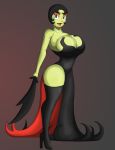  aku big_breasts breasts cleavage ikra samurai_jack sword tomkat96 weapon 