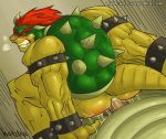  2boys anal anthro ass bara blush bowser cum furry gay horn hotcha male male_only multiple_boys muscle no_humans penis reptile super_mario_bros. yaoi 