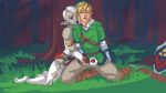  2_boys blonde blonde_hair ghirahim link male multiple_boys nintendo pointy_ears short_hair skyward_sword tagme the_legend_of_zelda yaoi 