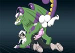  avian bird doggy_position female flashitdragon fucked_silly gif goggles hetero human male penis pokemon pokephilia professor_burnet pussy sex tornadus trainer vaginal_penetration 