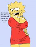 clothed huge_breasts lisa_simpson sbb the_simpsons