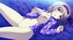  16:9_aspect_ratio 1girl bed big_breasts blonde blush breasts female_only hair_ornament hairband koiken_otome looking_at_viewer lying lying_on_bed navel nipples on_bed open_clothes open_mouth open_shirt pussy shirt short_hair solo_female someya_yuzu tateha tateha_(artist) tateha_(marvelous_grace) vaginal_juices yellow_eyes 