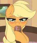 2014 applejack equine fellatio female friendship_is_magic gif hair hetero huge_penis my_little_pony oral penis ratofponi