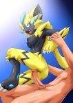  1girl bbmbbf nintendo palcomix pokemon pokepornlive sex zeraora 