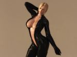 1girl 3d alluring areola black_bodysuit blonde_hair bodysuit breasts female_abs long_hair looking_at_viewer namco navel nina_williams nipples one_arm_up silf source_filmmaker tekken tekken_1 tekken_2 tekken_3 tekken_4 tekken_5_dark_resurrection tekken_7 tekken_blood_vengeance tekken_tag_tournament tekken_tag_tournament_2 v1z3t4 wide_hips