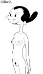 female_only killerx monochrome olive_oyl popeye_(series)