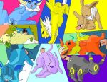 eevee espeon flareon glaceon jolteon leafeon pokemon umbreon vaporeon