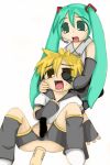   len_kagamine miku_hatsune tagme vocaloid  