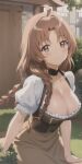  1girl ai_generated big_breasts big_breasts breasts clothed_female female_focus kaiko_sareta_ankoku_heishi_(30-dai)_no_slow_na_second_life long_hair mari-ka marika_(ankoku_heishi) mature mature_female solo_female stable_diffusion tagme zipzip 