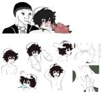 anal anal_penetration anal_sex black_hair bridal_dress bridal_veil bride cum cum_in_ass cum_inside cute doomer_boy doomer_meme) femboy married married_couple submissive submissive_male wedding_dress wedding_night wedding_veil wojak wojak_comics yaoi