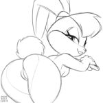 dat_ass lola_bunny looney_tunes sketch space_jam tagme xylas