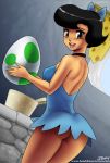 ass betty_rubble egg happy_easter john_joseco looking_back rear_view teeth the_flintstones web_address web_address_without_path