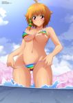 1girl bikini female female_only looking_at_viewer narumi_tanaka nipples solo standing yukino_memories zel-sama