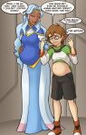  2_girls female_only katie_holt pidge_gunderson pregnant princess_allura relatedguy voltron voltron_legendary_defender yuri 