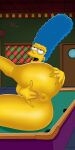 anus ass fingering_pussy leg_lift marge_simpson masturbation nude pussy_lips shaved_pussy the_simpsons thighs