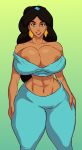 abs aladdin_(series) alluring big_breasts breasts disney female_abs jay-marvel midriff princess_jasmine