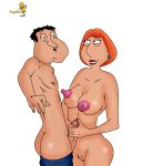 breasts family_guy glenn_quagmire handjob lois_griffin nipples penis pussy topflite