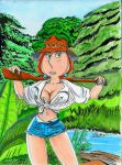  big_breasts breasts cartoon_milf cleavage family_guy kiff57krocker_(artist) lois_griffin safari 