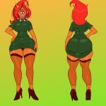  ass big_ass big_breasts breasts jay-marvel jimmy_two-shoes monster red_hair saffi 