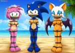  3girls amy_rose anthro areola barefoot bbmbbf bondage breasts female furry genderswap mobius_unleashed multiple_girls nipples nude palcomix rouge_the_bat sega sonic_(series) sonic_the_hedgehog sonic_the_hedgehog_(series) 