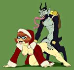  ahegao anal barefoot breasts christmas christmas_outfit crossover dontfapgirl hanna-barbera krampus nipples penis santa_hat scooby-doo the_venture_bros. velma_dinkley venture_brothers 