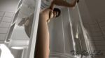 1girl 3d ass breasts cgi dildo female_only from_behind gif glass hentai nude samantha_nishimura sfm shower solo_female suction_cup_dildo thestilla tomb_raider wall_dildo