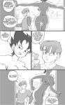 big_breasts boxer_(dbz_oc) bulma_briefs comic dragon_ball dragon_ball_z funsexydragonball genderswap girlgeta_(dbz_oc) girlgeta_and_boxer_(dbz_comic) monochrome nude_female rule_63 vegeta