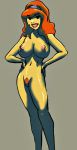 breasts daphne_blake hanna-barbera modeling nipples orange_hair posing pussy redhead scooby-doo