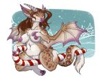 breasts chubby dragon female fur furry hair horn iggi nude smile solo wings