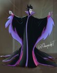  akkoo17 disney grey_skin horns maleficent slaaneshit sleeping_beauty surprised 