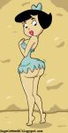  ass barefoot betty_rubble hair_bow rage_grenade the_flintstones 