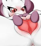  anus mega_mewtwo_y mewthree pokemon pussy_juice pussy_spread red_eyes 