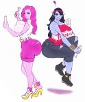 adventure_time ass big_ass big_breasts breasts jay-marvel marceline princess_bubblegum wii