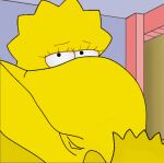 bart_simpson brother_and_sister gif guido_l incest indoors lisa_simpson the_simpsons yellow_skin