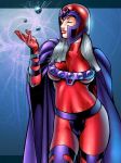 cape gender_bender helmet magneto marvel white_hair