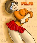 glasses mini_skirt scooby-doo sweater velma_dinkley