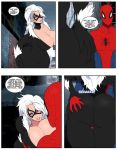 ass big_ass big_breasts black_cat black_cat_(marvel) breasts comic domino_mask felicia_hardy groping jay-marvel marvel marvel_comics spider-man spider-man_(series)