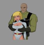  1girl alien alien_girl big_breasts blonde blonde_hair blue_eyes bob_cut breast_grab breasts clone female female_focus fit_female galatea groping highres hourglass_figure huge_breasts justice_league_unlimited lex_luthor male/female muscular_female patreon patreon_paid patreon_reward short_hair smile sunsetriders7 video webm 