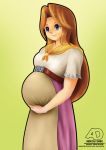  arrowdark belly blue_eyes cowgirl dress farm_girl ginger long_hair malon pregnant the_legend_of_zelda vore zelda 