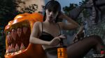 16:9 16:9_aspect_ratio 1girl 3d 3d_(artwork) 4k black_bra black_hair black_pantyhose bra braid bush dark_hair female_focus female_only halloween halloween_2023 hand_on_leg jenna_ortega looking_away moon moonlight open_eyes outside pale-skinned pale-skinned_female pale_skin pantyhose partially_clothed patreon patreon_username pumpkin roosterart scarecrow sharp_teeth shoulders sitting solo_female solo_focus spooky subscribestar subscribestar_username the_addams_family wednesday_(netflix) wednesday_addams whiskey