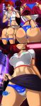 anus ass big_ass big_breasts bloo bloo_panties_(comic) blooregard breasts foster's_home_for_imaginary_friends frankie_foster midriff navel_piercing panties piercing pussy shadman