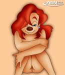 2008 a_goofy_movie animal animal_(artist) anthro disney goof_troop hairless_pussy nude pussy red_hair redhead roxanne roxanne_(goof_troop) uncensored