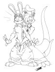  daxter jak_and_daxter monochrome tagme 