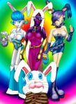 capadochio duck_dodgers easter_bunny happy_easter hi_hi_puffy_amiyumi jenny_wakeman my_life_as_a_teenage_robot queen_tyr'ahnee xj-9 yumi yumi_yoshimura