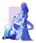 2_girls diaper draenei embarrassed horns messy_diaper pregnant pregnant_belly pregnant_female tattoo world_of_warcraft yuri