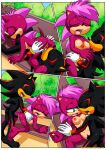 1boy 1girl anthro bbmbbf comic male male/female mobian_mating_season_(comic) mobius_unleashed palcomix sega shadow_the_hedgehog sonia_the_hedgehog sonic_adventure_2 sonic_the_hedgehog_(series) sonic_underground