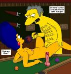  billiard_table gif marge_simpson moe_szyslak pool_table tagme tavern the_simpsons yellow_skin 