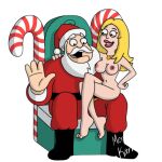 american_dad christmas francine_smith milf santa_claus