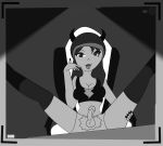 futa futanari monochrome presenting_penis shotzi_blackheart torn_clothes wwe wwe_diva wwe_divas