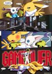 big_breasts comic dialogue digihentai digimon digimon_adventure digimon_tamers dirty_gamers gatomon nude palcomix renamon